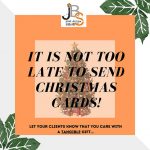 It's not too late to send Christmas Cards